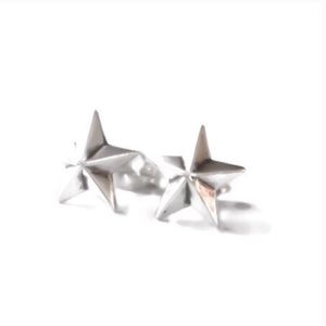 Sterling Silver Star Studs
